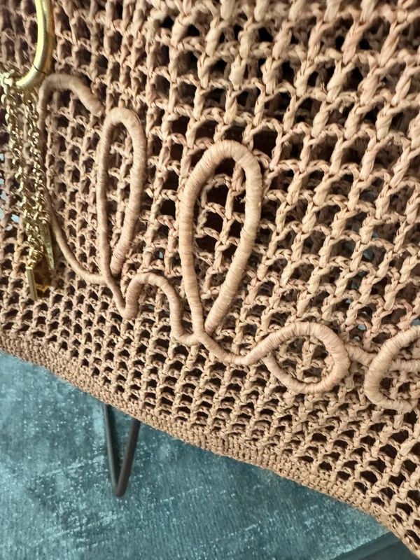 Sommertasche Raffiabast Summer Banana East-West Chloé 2x getragen